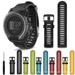 Multicolored watch accessories sports bands made from soft silica gel, suitable for various occasions and all ages.