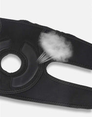 Anti-cold and warm leg knee pad with massage features and electronic pulse function.